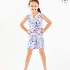 Lilly Pulitzer sea to shining sea girls dress. Size 4/5 - small.